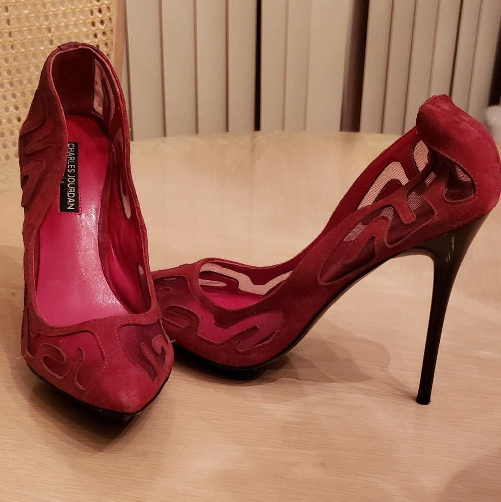 Charles Jourdan platform pumps